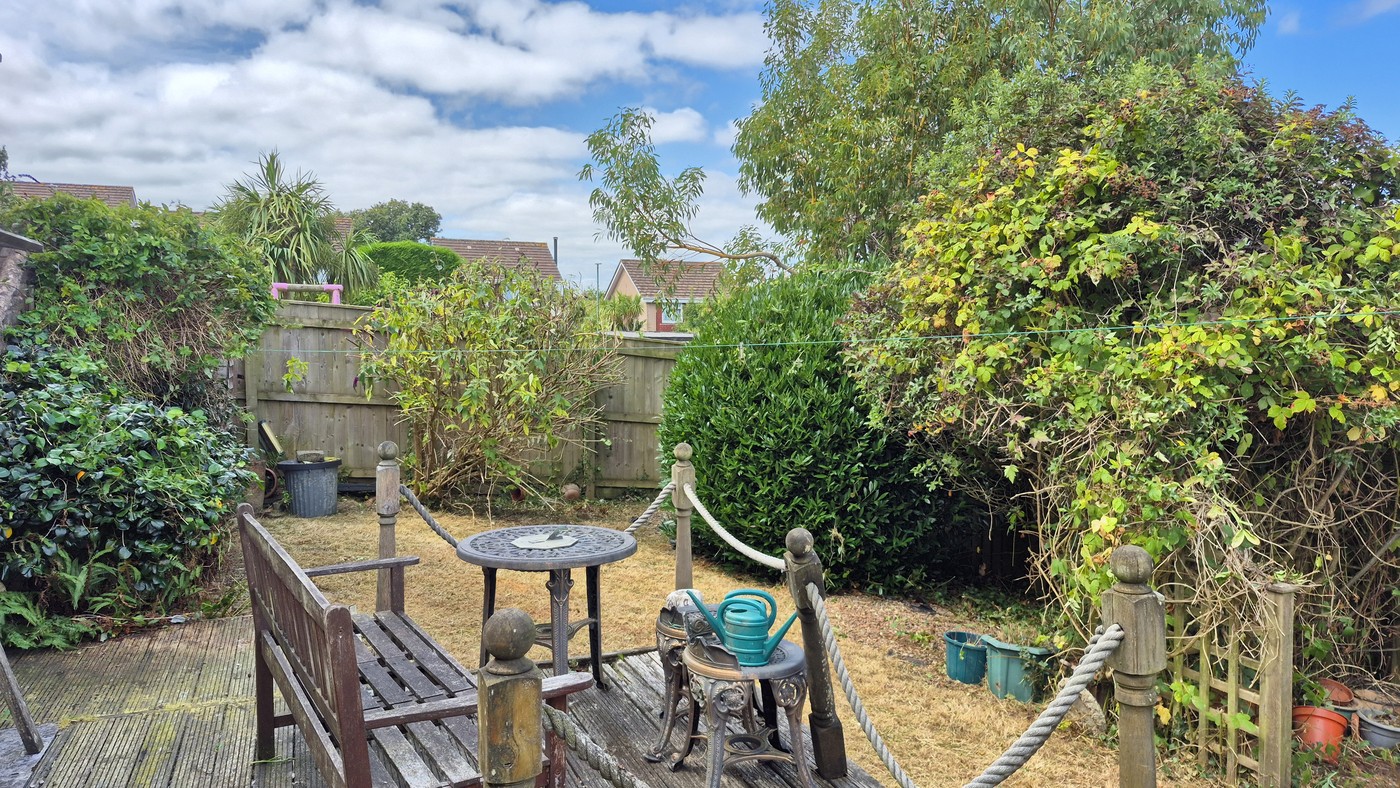 Garden after clearance in Paignton