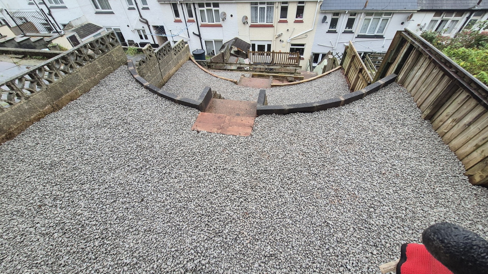 Terrace gravel project